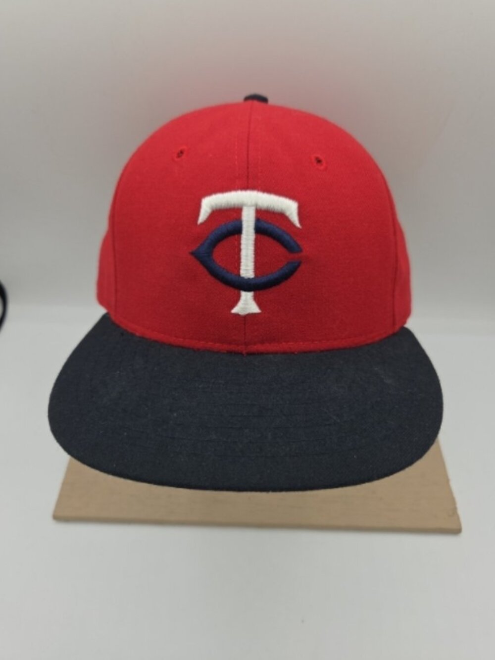Roman Cooperstown Minnesota Twins Hat 7 3/4 Red Navy MLB Made in USA